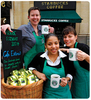Starbucks staff with fairtrade coffee